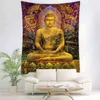 Buddha Tapestry Mandala Bedroom Wall Decoration Rugs Home Living Room Pendant Tapearia J220804