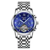 Tourbillon Hollow Out de diamante Hollow Out Mechanical Watch Men's Watch's Watch Explosion Gift E7