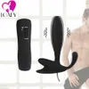 Loaey Silicone Man Prostata Massager, Fjärrkontroll Anal Vibrator Butt Plug Vattentät Vuxen Elektriska Sexiga Leksaker För Män Skönhetsposter