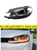 Clignotant avant pour VW MK 7.5 phare LED 18-21 Golf 7 lampes LED phares DRL double faisceau lentille projecteur lifting