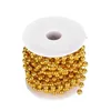 Decoratieve bloemen Kransen 8 mm 10m/rol Kerstboom Bead Garland Artificial Plastic Pearl Spool Diy Rope Gordijndecoratief