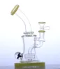 Glass Bong America da 7,5 pollici BONG AMERICA ACQUA SFUMATO PERCORSO PERC BUFFLAR per erbe secche