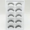 False Eyelashes 5 Pair Fake Mink 3D Natural Lashes Soft Eyelash Extension Makeup Reusable