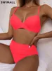 Costume da bagno sexy bikini a vita alta push up costume da bagno donna costume da bagno bikini a due pezzi costume da bagno costume da bagno abbigliamento da spiaggia biquini donna 220509