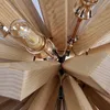 Pendellampor trädgren ljus modern fast trä hanglamp för vardagsrum sovrum matsal nordisk heminredning armaturupphängare