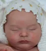 NPK جاهز لشحن 20INCH Reborn Doll Kit Laura أجزاء دمية DIY غير مكتملة مع جسم القماش الطازج 220810