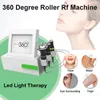 Portátil 360 graus girando RF Rejuvenescimento Facial LED Terapia Máquina de beleza RF Skin Thickening Face Levantamento doméstico Uso de 360 ​​graus RF