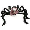 75 cm peluche ragno nero decorazione di halloween casa stregata prop simulazione ragni giganti fantasma horror puntelli indoor outdoor decor F0722