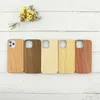 Latest Natural Blank Wood Grain Cell Phone Case For IPhone14 Series Real Walnut Wood TPU Phone Cover For iPhone 11 12 13 pro Max
