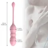 Телескопический вибратор Kegel Ball Sexy Shop Пульт дистанционного управления G-точка Vaginal Stimulator Женский мастурбатор эротические игрушки для пары