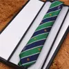 High-end new Men's Silk Tie High-klass Silk Slips Yarn-färgade affärer High-End presentförpackning