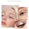 Pudaier sombra de ojos líquida nacarada 18 colores brillo sombra de ojos dorada fácil de aplicar maquillaje impermeable fiesta de vacaciones belleza Linda