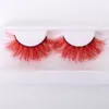 gradient color false eyelashes DDcurl curling large curvature stage makeup imitation mink hair false lashes9256879