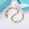 66sBracciali con ciondoli Tiff Tanys designer casa Savi lo stesso braccialetto a forma di U di alta qualità con catena di chiusura in metallo con struttura a ferro di cavallo regali Con confezione originale IH3H