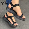 Wielki rozmiar 43 Multi -Colour Buty Kobieta Flat Dropship Wygodne sandały żeńskie Sandalias de Mujer 220628