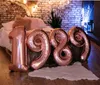 32 polegadas balões de folha balões número figuras feliz aniversário decorações de festa de aniversário Balloon Air Globos GC851