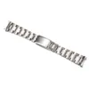 Bracelets de montre 18mm 19mm 20mm Bracelet de bande d'huître en acier inoxydable massif adapté pour Hele22