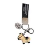 Keychains 2022 Cute Pony Keychain Creative Couple Printing Bag Pendant Fashion Trend Car Key Chain Men Women Festival Gift Keyring