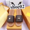 Ladies slippers 2021 summer new sandals fashion all-match outer wear beach metal buckle sandals women's flat heels non-slip lightweight flip flops07