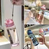 780mlポータブルウォーターボトルスポーツプラスチックカップティーフィルター飲酒ティーカップコーヒーマグ屋外キャンプキッチンツール