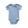 Nyfödda Rompers Summer Baby Boy One-Piece kläder Spring Cotton Baby Girl Bodysuit New Born Onesies G220517
