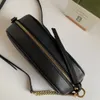 Modetaschen Echtes Leder Handtasche Originalverpackung Damenmode Datumscode Seriennummer Marmont ganze Geldbörse Clutch2414