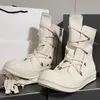 Designer-Unisex-Damen-Klassiker-Stiefeletten, Straßentanz-Rock, schwarzes Leder, Herrenstiefel, Schnürstiefel, hohe kurze Stiefel, lässige Schuhe, modische Damen-Sneaker, Größe 35–46