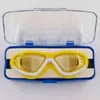 Lunettes de natation réglables pour enfants Enfants Adolescents Lunettes de natation étanches Lunettes de sport Maillots de bain avec étui G220422