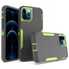 Defender Hybrid Hard PC Soft Silicone Cases voor iPhone 13 12 Mini 11 Pro Max XR XS 6 7 8 Plus schokbestendige HEAVE PANTROURS Mobiele telefoon Cover