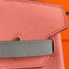 Handgjorda privata anpassningsdesigner Tote Handbag Bag Top Authentic Quality Togo Epsom Leather Soft Wear-Resistent och WaterPro243N