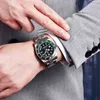 Роскошные мужские дизайнерские часы Pagani Design Men's Mechanical Watch Gmt Двухчасовой светящийся календарь PD-1662