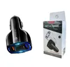 3 포트 LED USB C CAR 충전기 빠른 충전 유형 C QC3.0 PD 7A iPhone 용 충전기 어댑터 11 12 13 14 Pro Max XR X Samsung S21 S22 S20