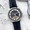 2023 Nieuwe herenhorloges Tourbillon Four Stitches Automatisch mechanisch horloge hoogwaardige Europese top luxe merk Moon fase lederen band mode sportstijl