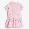 Little Maven Frocks for Girls Summer Baby Girl Barn Kläder Småbarn Bomull Strawberry Print Dress for Kids 2-7 år G220506