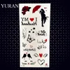 NXY Temporary Tattoo Cherry Sexy Lips s Sticker för kvinnor Flickor Barn Barn Vattentätt papper Butterfly Fake Body Art Tatoos 0330