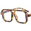 Fashion Sunglasses Unisex Candy Color Sun Glasses Adumbral Anti-UV Spectacles Square Eyeglasses Double Beam Ornamental