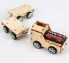 Giocattoli da costruzione modello di assemblaggio all'ingrosso per bambini Puzzle in legno 3D Kit meccanico automatico Gambo Scienza Fisica Giocattolo elettrico Regalo di Natale per bambini