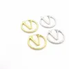 2022 Hot Designer oorbellen Fashion Gold Hoop oorbellen voor Lady Women Party Earring Nieuwe bruiloftliefhebbers Gift Engagement Sieraden voor bruid Luxe logo Letter Ear Ring