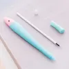 Gel pennor 24 st Koreanska brevpapper Concise Black Signature Water Pen Creative Cute Cartoon Fish Neutral Stationär grossist