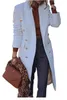 Trajes de mujer Blazers de moda Mid-longitud Mid longitud de lana Producto de abrigo para mujeres Button Multi-Gran Wish Women's
