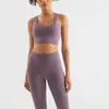 New Fashion Sexy Hollow Beautiful Back Yoga Bra Gym PushUp Squat Collect ShockProof Backless Sports Outdoor Wear Underwear J220706