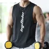 Bodybuilding Sports Tank Tops Men Gyms Fitness Workout Sleeveless Shirt Male Summer Loose Undershirt Running men Vest 220623