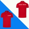 7-Farben-POLO-Shirt benutzerdefinierte Sommer Freizeit Sport Casual Werbung Kultur Revers Kurzarm Druck DIY Markentext 220713