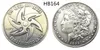 타입 164 Hobo Morgan Dollar Silver Plated Craft Skull Zombie Skeleton Hand Carved Creative Copy Coins Brass Ornaments Home Decorat3183671