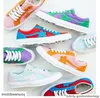 Criador de designer Tyler Golf le Fleur White Rainbow Skateboard Shoes Homens Mulheres Burlap Scarlet Verde Amarelo Azul Tênis Rosa 191 938