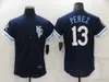 2022 City Baseball Jerseys Salvador Perez 13 Witt Jr. 7 Jersey Navy Color Button Up Men Size S-XXXL Stitched
