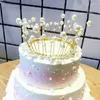 Andere feestelijke feestartikelen Verjaardagstaart Topper Kinderdag Decoraties Cupcake Decorating Tool Princess Bride Crown Ornament GIF