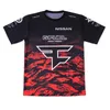 ESports Faze Team Shirts E-Sports Name Number Flag Hemd Männer