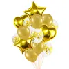 Dekoracja imprezowa Rose Gold Balloon Zestaw gwiazda Folia Folia Urodziny Baby Shower Wedding Hel Ballons Decor Globoparty