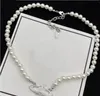 2022 European and American pearl necklace high-quality temperament earth clavicle chain bracelet set female high quality fast delivery